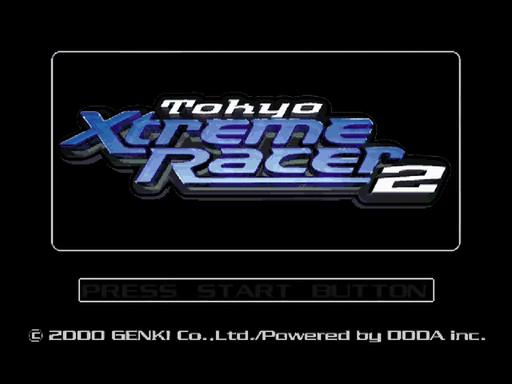 Tokyo Xtreme Racer 2 title screen for Sega Dreamcast